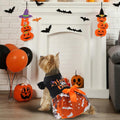 Dog Halloween Outfit Adorable Ruffle Dog Halloween Dress with Elegant Bowknot Tulle Puppy Clothes for Small Medium Dogs 