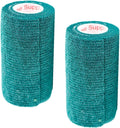 2 Pack Premium Vet Wrap - Self Adhesive Bandage Wrap & Athletic Tape - 4" x 5 Yards Elastic & Self-Sticking Cohesive Ban