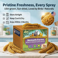Nemeth Farms Spray Millet - Edible Tops Only, Non-GMO and Sun-Dried - 1 lb for Parakeets, Canaries and Finches