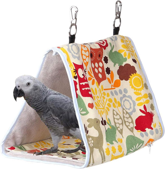 Kintor Bird Nest Snuggle Hut Tent, Hanging Cave for Small Medium Parrot