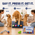 A-URA Dog Buttons for Communication, Recordable Dog Talking Buttons (4 PC)