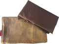 Dogbed4less DIY Pet Bed Pillow Brown Microsuede Duvet Cover and Waterproof Internal case for Dog at 47X29X4 Inch - Covers only