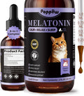 Melatonin Drops for Cats, Cat Calming for Sleep, 2 Fl oz