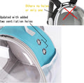 Bearded Dragon Backpack Carrier,Reptile Portable Backpack Carrier with Small Backpack Harness Leash Set,Space Capsule Cl