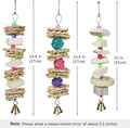 Parrot Chewing Toys (6 pcs) Natural Cuttlebone Bird Beak Trimmer Grinding Stone Lava Block Calcium Stone Bird Perch Cage Toys for Small and Medium Parakeets, Cockatiels, Conures, Budgies, Lovebirds
