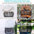 Bird Cage Cover,Universal Birdcage Seed Catcher Guard Net Cover, Nylon Pet Bird Cage, Airy Gauze Birdcage Accessories Me