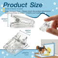 Ysoritha Puppy Potty Pad Wall Holder Clips, 15 Pcs Dog Pee Pad Wall Holder Prevents Male Dog Leg-Lifting & Floor Mess, Strong Adhesive Training Pad Sticky Holders for Indoor (Clear-15 pcs)