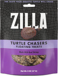 Zilla Turtle Chasers Floating Treats, Turtle Food, Made with Real Shrimp