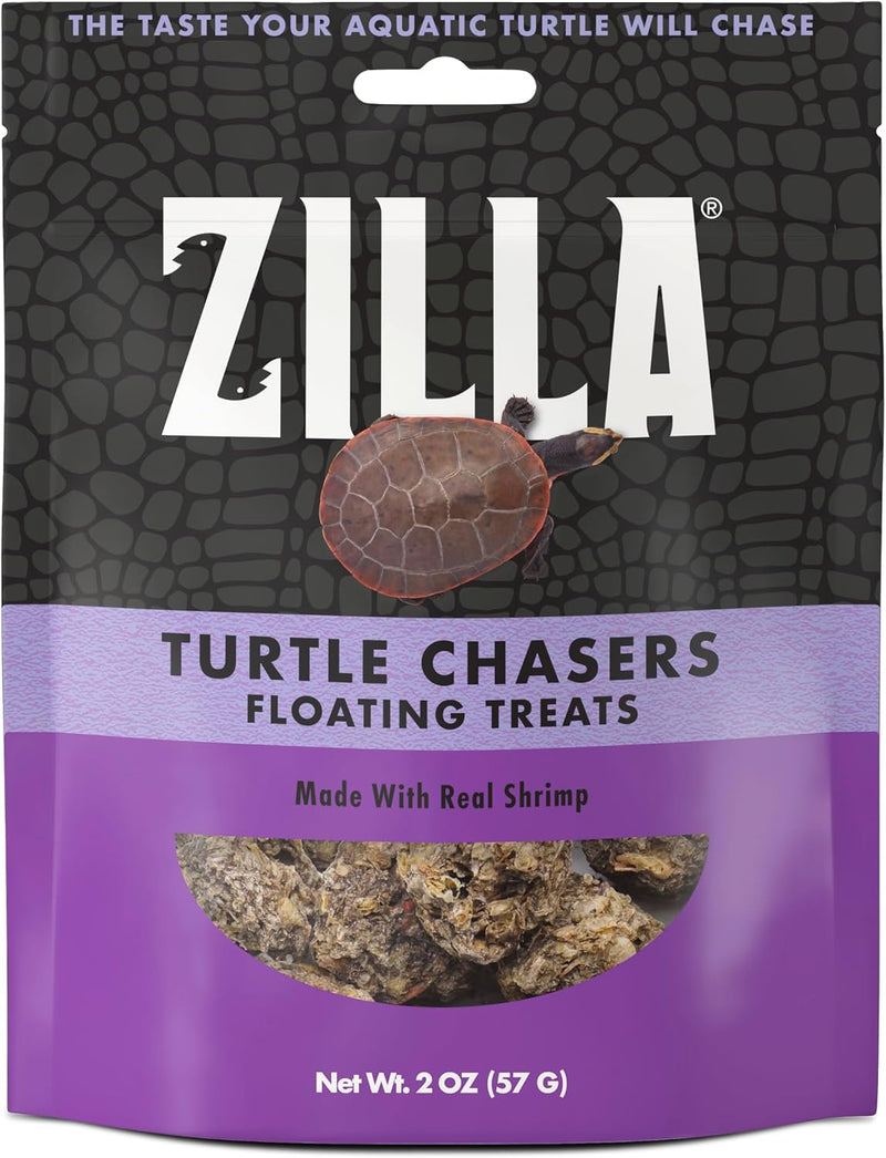 Zilla Turtle Chasers Floating Treats, Turtle Food, Made with Real Shrimp