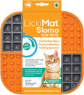 LickiMat Slomo, Cat Slow Feeder Lick Mat, Boredom Anxiety Reducer; Perfect for Food, Treats, Yogurt, or Peanut Butter. F