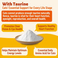 MULTIBITES 24-in-1 Vitamins Supplements and Taurine for Cats with CoQ10, Lysine, Glucosamine, Omega 3 - Cat Vitamins for Indoor Cats for Heart Health, Immunity Support, Shiny Skin&Coat- 330 Bites