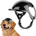 LESYPET Dog Helmet for Large Dogs, Dog Motorcycle Helmet Adjustable Dogs Hat with Ear Hole Design, Ideal for Outdoor Rid