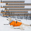 Lelepet Dog Coat Waterproof Dog Jacket Fleece Vest with Adjustable Buckle