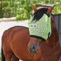 Harrison Howard All Round Mesh Horse Fly Mask UV Protective with Fleece Padded Edging and Fun Prints Forelock Opening De