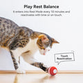Cheerble Interactive Cat Ball Toy, Automatic Moving Ball Toy for Indoor Cat Kitten, Electric Pet Toy Fun Gift with Light