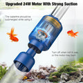 bedee Aquarium Vacuum Gravel Cleaner, 24W Electric Fish Tank Cleaner Vacuum, 6 in 1 Multifunctional Aquarium Cleaner for