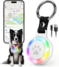Pet Tracker for Dogs Cats, Location & LED Night Light Tag, No Monthly Fee