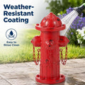 12" H Metal Potty Training Fire Hydrant for Dogs to Pee On Indoor & Outdoor