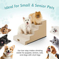 COZY KISS Dog Stairs for Small Dogs, 4 Step Pet Stairs for Beds & Couches