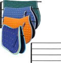 Saddle Pad Rack 4 Bar Wall Mount, Horse Blanket Holder 180 Degree Swing Rack Arms Saddle Rack Wall Mount for English Sad
