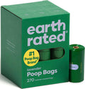 Earth Rated Poop Bags for Dogs, Guaranteed Leak Proof and Extra Thick Waste Bag Refill Rolls, Lavender Scented, 270 Bags