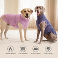 KYEESE 2Pack Dog Sweater for Large Dogs Soft Pet Coats Fleece Sweatshirt