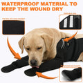 COODEO Dog Socks for All 4 Paws, Waterproof Non-Slip Easy to Wear, Licking Prevention Paw Protection, Durable Warm Salt-