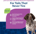 NaturVet Hemp Advanced Joint Health Dog Supplement Plus Hemp Seed - 60 Ct