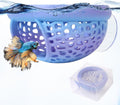 Multi-Functional Betta Hammock Feeding Bed - Floating or Suction Cup Mount, Adjustable Resting Spot & Hideout for Betta 