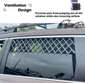 XianghuangTechnology Window Pet Gate, Universal Pet Dog Puppy Ventilation Grill Mesh Vent Guard Safe Car Window Protection Mesh for Cars, Trucks & SUV - 2 Pack