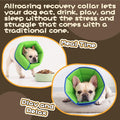 Allroaring Dog Cone Collar After Surgery, Adjustable Soft Recovery Cone