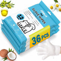 36Pcs Hypoallergenic Pet Glove Wipes for Dogs & Cats