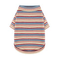 Stylish Striped Block Dog Shirt, Comfortable, Breathable, and Wrinkle-Resistant. Perfect Apparel for Small, Medium, & Large Dogs, a Must-Have for Pet Lovers M