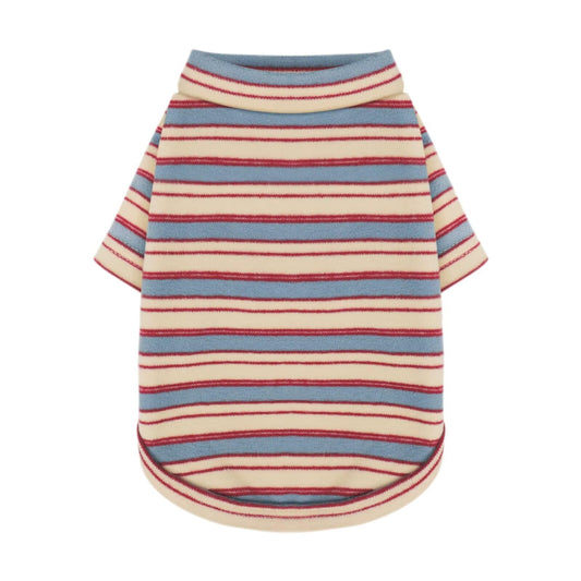 Stylish Striped Block Dog Shirt, Comfortable, Breathable, and Wrinkle-Resistant. Perfect Apparel for Small, Medium, & Large Dogs, a Must-Have for Pet Lovers M