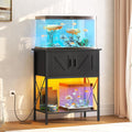 HOOBRO 20 Gallon Fish Tank Stand with Power Outlets and LED Light