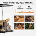 5MP Aquarium & Terrarium & Fish Tank Camera, Time Lapse WiFi Reptile Camera