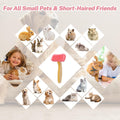 2-Pack Soft Silicone Massage Comb for Small Animals, Flexible&Skin-Friendly