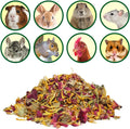 Flower Fusion Treat - Healthy Natural Dried Flower Herbivore Treat - Chinchillas, Guinea Pigs, Rabbits, Prairie Dogs, De