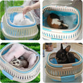Hamster Carrier Portable Guinea Pig Carrier 13 X 11 X 8 in