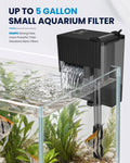 Small Fish Tank Filter Slim Aquarium Filter