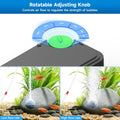 3W Aquarium Air Pump, Ultra Quiet Dual Outlet Adjustable Oxygen Pump for up to 300 Gallon Fish Tanks, Small Tanks, Hydro