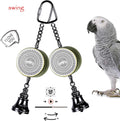 Colorday Bird Toys Parrot Talking Coach & Interactive Voice Bell for Parakeet, African Grey, Parrots, Quaker, Cockatiel,