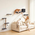 Cat Wall Shelves 6-in-1 Wall Mounted Cat Furniture 40 lbs