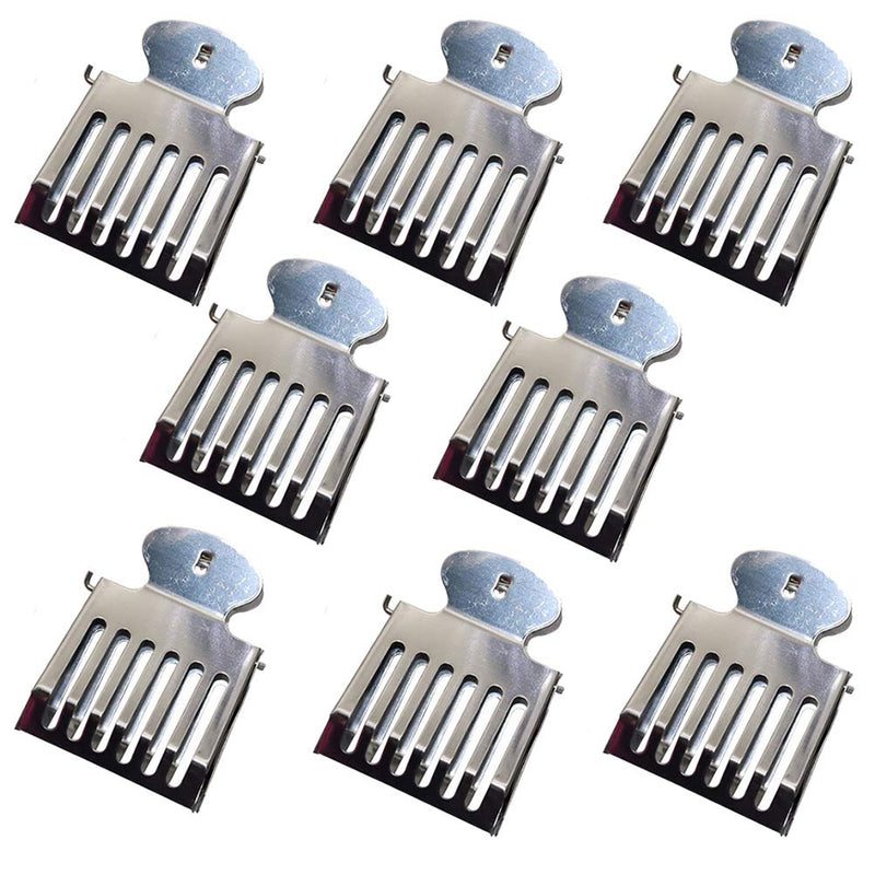 MODUODUO Bee Queen Cage Bees Catcher 8pcs Stainless Steel Clip Beekeeping Tools