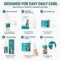6-in-1 Dog & Cat Grooming Kit Set, Puppy Bath, Ear Eye Paw Wipes