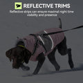 Dog Winter Coat Waterproof Dog Jacket with Harness for Medium Dogs