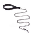 CtopoGo Heavy Duty Dog Leash,Metal Dog Chain Leash with Padded Handle for Large & Medium Size Dogs (6 ft. x 3.0 mm (25-120 lbs.))