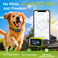 GPS Wireless Dog Fence, 2-1 Smart GPS Wireless Dog Fence& Training Collar