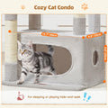 Taoqimiao Cat Tree, 38.5In Cat Tower for Indoor Cats, Suitable for Kittens