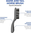 Wahl Professional Animal Equine Mane & Tail Brush, 858709-100, Black